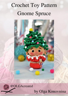 Crochet Toy Pattern Gnome Spruce