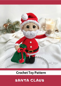 Crochet Toy Pattern SANTA CLAUS