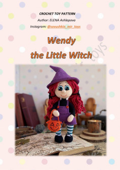 crochet toy pattern wendy the little witch