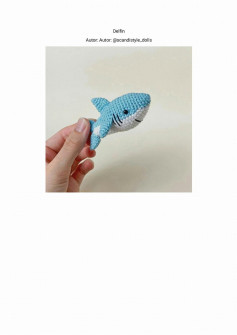 Delfin shark crochet pattern