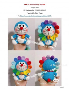 doraemon đội hoa