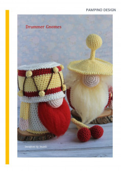 Drummer Gnomes crochet pattern