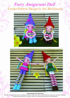 Fairy Amigurumi Doll Crochet Pattern