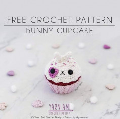 free crochet pattern bunny cupcake