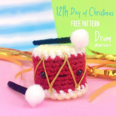 free crochet pattern drum