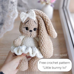 free crochet pattern little bunny lvi
