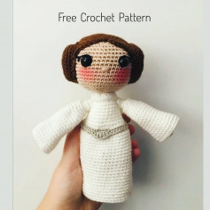 free crochet pattern princess leia