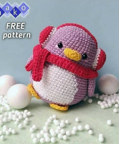 free crochet pattern the little pippo penguin