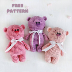 free mini bear crochet pattern