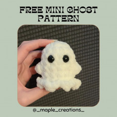 free mini ghost pattern
