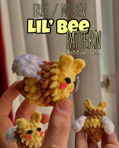 Free no sew lil bee pattern