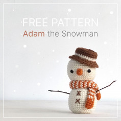 free pattern adam the snowman