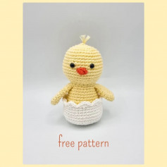 free pattern alberic the chick