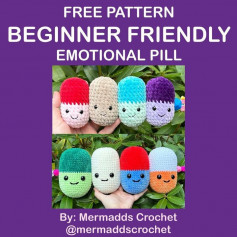 free pattern beginner friendly emotional pill