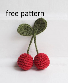 free pattern cherries