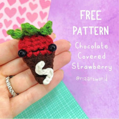 free pattern chocolate covered strawberry