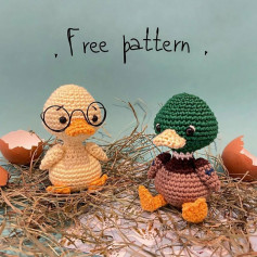 free pattern colovis the duck