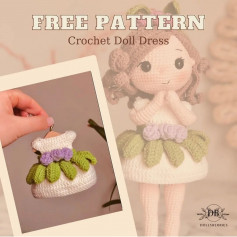 free pattern crochet doll dress