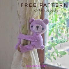 free pattern curtain tie backs crochet