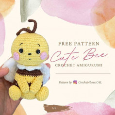 free pattern cute bee crochet amigurumi
