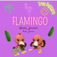 free pattern flamingo