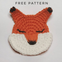 free pattern fox applique