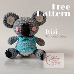 free pattern kiki the koala bear