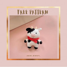 free pattern little cow