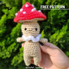 free pattern mushroom friend