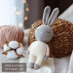 free pattern of a cute bunny