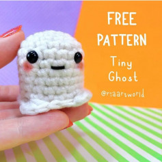 free pattern tiny ghost
