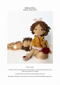 GISELLE DOLL crochet pattern