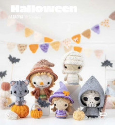 Halloween Mini Kingdom Scarecrow crochet pattern