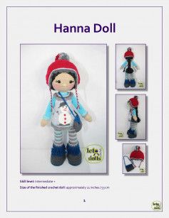 Hanna doll crochet pattern