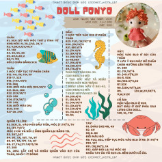 Hướng dẫn móc búp bê doll ponyo