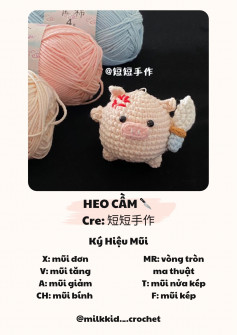 Hướng dẫn móc heo cần dao