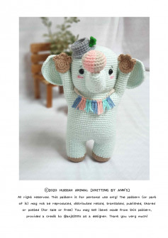 HURRAH ANIMAL KNITTING crochet pattern