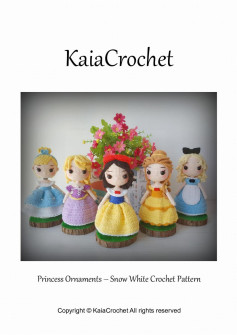 kaia crochet pattern princess ornaments snow white crochet pattern