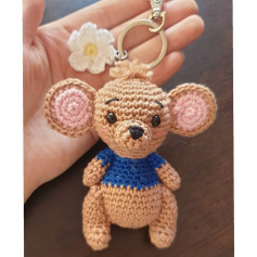 keychain mouse roo crochet pattern