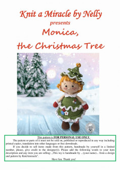 Knit a Miracle by Nelly presents Monica, the Christmas Tree