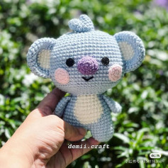 Koya bear crochet pattern (bt21)