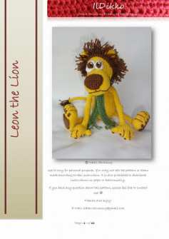 Leon the Lion crochet pattern