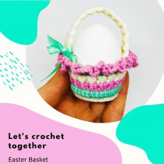 lests crochet together easter basket