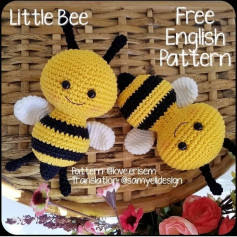 little bee free english pattern