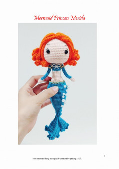 Mermaid Princess Merida crochet pattern