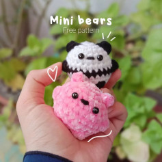 mini bears free pattern