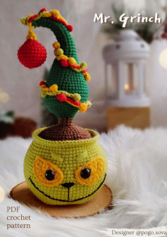 Mr. Grinch PDF crochet pattern