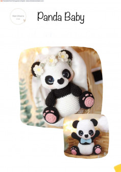 Panda Baby crochet pattern