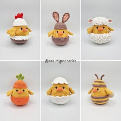pascal the easter chick crochet pattern