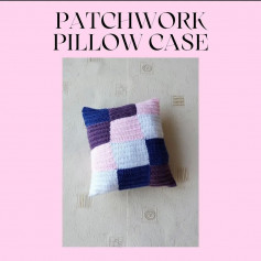 patchwork pillow case crochet pattern